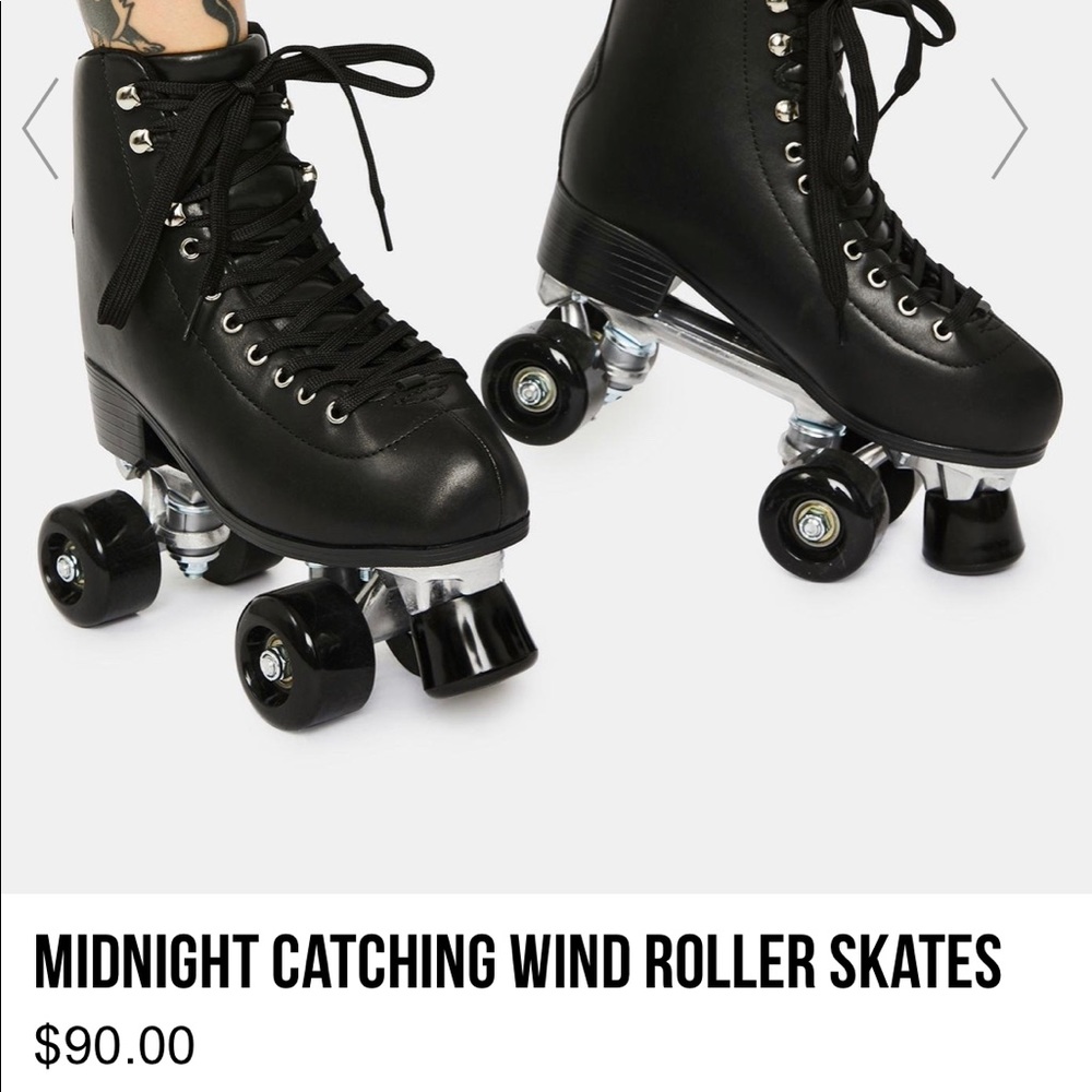 Dolls Kill Midnight Catching Wind Skates